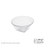 پیاله یکبار مصرف پلاستیکی گرد مدل نگین حجم 200 سی سی