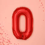 بادکنک فویلی عدد صفر