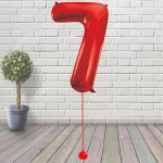 بادکنک فویلی عدد هفت