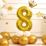 بادکنک فویلی عدد هشت