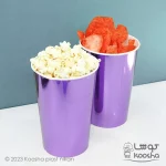 ظرف پاپ کورن کاغذی متالایز