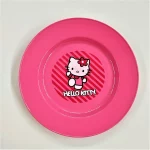 بشقاب یکبار مصرف صورتی طرح کیتی