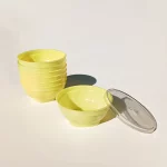 هلنسا 50 سی سی درب دار زرد پاستیلی (6عددی )