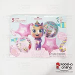 بادکنک فویلی دختر کوکو ملون