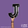 بادکنک فویلی حرف J