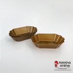 ظرف دسری یکبار مصرف شایلین 400 سی سی طلایی