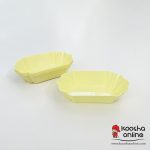 ظرف دسری یکبار مصرف شایلین 400 سی سی زرد پاستلی