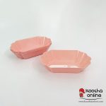 ظرف دسری یکبار مصرف شایلین 400 سی سی سالمونی پاستلی