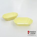 ظرف دسری یکبار مصرف شایلین 700 سی سی زرد پاستلی