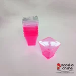 دسری یکبار مصرف آوش 200 سی سی صورتی فسفری با درب