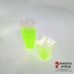 دسری یکبار مصرف آوش 300 سی سی با درب سبز فسفری