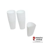 لیوان یکبار مصرف لونا ۳۳۰ سی سی سفید 15عددی