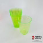 لیوان یکبار مصرف لوکس 550 سی سی سبز فسفری