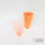 لیوان یکبار مصرف لوکس 550 سی سی نارنجی فسفری