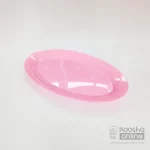 دیس یکبارمصرف بزرگ نگین 4عددی (صورتی پاستلی)(4عددی)