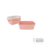 ظرف الگانس تاینی 250 سی سی درب دار پاستیلی سالمونی