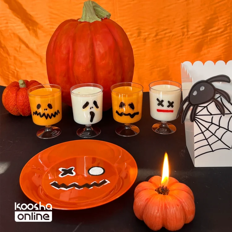 جشن هالوین ظروف یکبار مصرف لوکس مهمانی