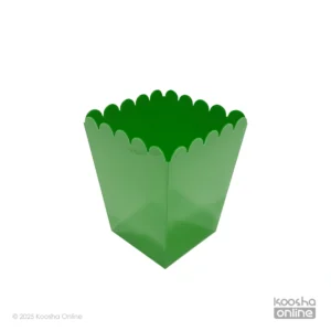 ظرف پاپ کورن شاینا 550 سی سی 6عددی (سبز یلدایی)(کارتن 54 عدی)