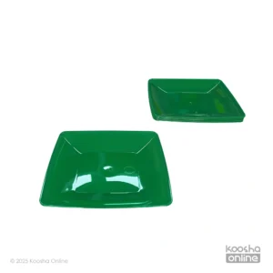 بشقاب یکبار مصرف کیک خوری لوکس تم سبز یلدایی