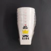 لیوان یکبارمصرف اکسترا 220 سی سی طرح تاج  طلا